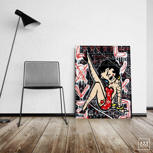 5 stars - Éditions Limitées - @trio806512095, Betty Boop, Dibond®, Femme, Girl