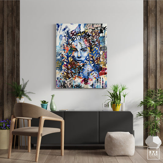 Améthyste XIII - Éditions Limitées - @quatuor165130, Bleu, Collage,