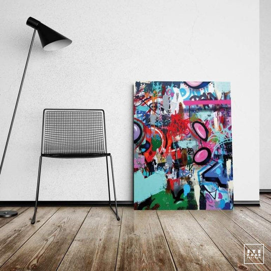 C-01 - Éditions Limitées - @trio806512095, Abstrait, Dibond®, Graffiti, Mûr