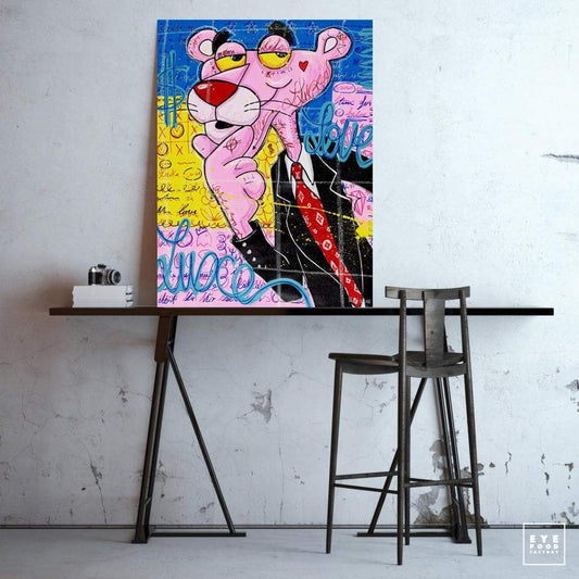 Classy - Éditions Limitées - @trio8060, Cartoon, Comics, Cravate, Dibond®