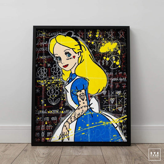 Don’t wake up - Éditions Limitées - @trio8065, Bleu, Cendrillon, Comics, Dibond®