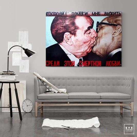Liebe - Éditions Limitées - 170x130cm, Allemagne, Amour, Baiser, Dibond®