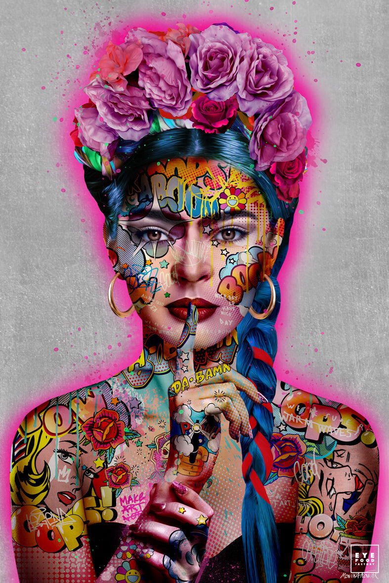 Viva Frida - Éditions Limitées - @nouveau, @quator165110, Dibond®,
